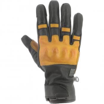 Helstons Wislay Winter Motorradhandschuhe Schwarz Gold 3XL männlich