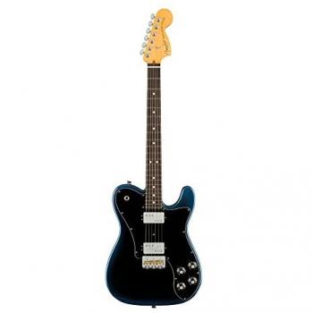 Fender Telecaster Deluxe American Professional II RW Dark Night guitare électrique avec étui