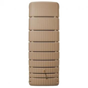 4rain 650 Liter Slim Wandtank taupe