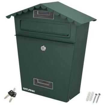 Cassetta Postale Verde da Esterno 330 x 125 x 365 mm
