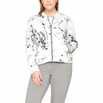 Frapp Damen Bomberjacke, 1/1 Arm, Zipper, Mehrfarbig