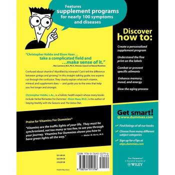 Vitamins for Dummies, by Christopher Hobbs