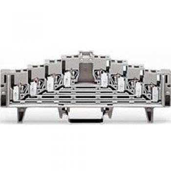 WAGO 727-220 Grey Feed-Through Terminal Block