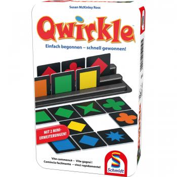 Schmidt Spiele Qwirkle Bring-mich-Mit-Spiel in der Metalldose