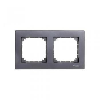 Anthracite Double M-Plan Plaque Finirée