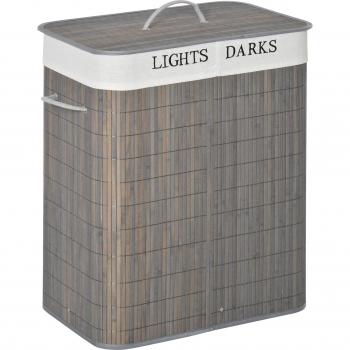 HOMCOM 100L Laundry Basket with String Handles