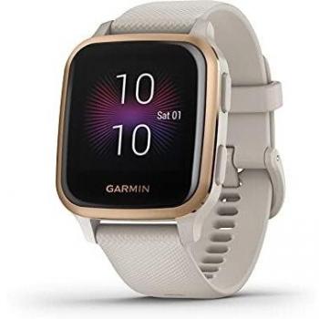 Garmin Venu Sq Music Smartwatch Light Sand Rose Gold