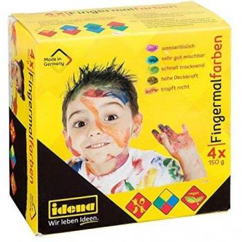 Idena Fingerfarben 4 x 150 g