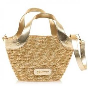 Bolso casual Mariamare Peru en color beige