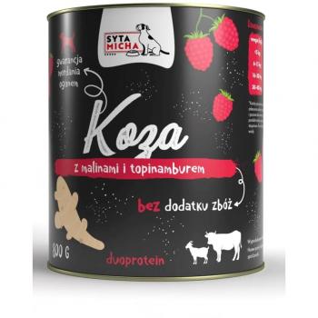 Cocina Natural para Canes: Cabra, Frambuesas y Alcachofa 800 g – Libre de Conservantes