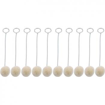 10pcs Wool Applicator Brushes for Leather Dye