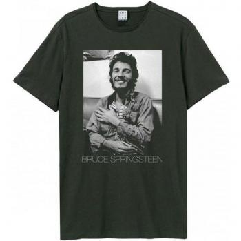 Retro‑Amplified Bruce Springsteen Tee – Unisex, Kohle‑Tonalität für Erwachsene