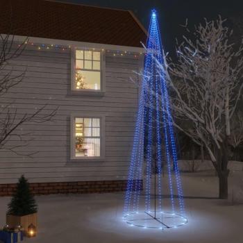 Julgranskon LED Blå 1134 lampor 230x800 cm