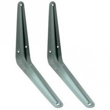 London 8x6 Shelf Bracket Set, White – 200mm x 150mm – 50 Pieces