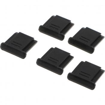 Zapatos Protetores de Plástico para Cámaras Nikon & Canon – Kit de 5
