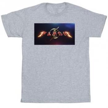 DC Comics Men's The Flash Movie Logo T-Shirt