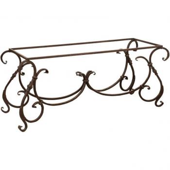Mesa de terraza Biscottini, hierro forjado y diseño clásico
