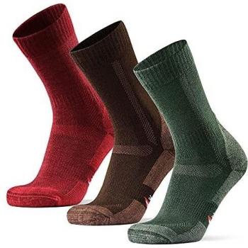 Calcetines de Senderismo Térmicos de Lana Merina, Pack de 3 para Hombre, Mujer y Niños