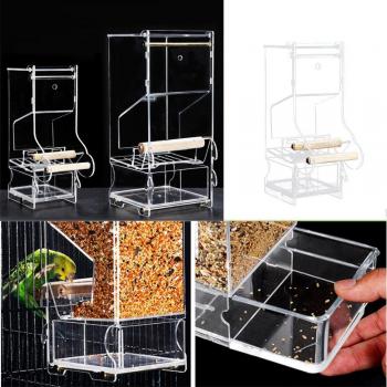 Pet Bird Cage Feeding Station