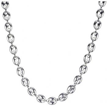 Chaîne “Coffee Beat” 11 mm – Collier Hommes & Femmes – Argent