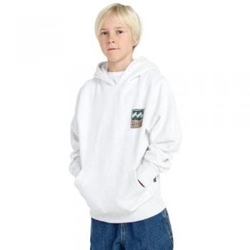Billabong „Foundation“ Kinder Sweatshirt L – Beige Oatmeal Heather, 55 % Baumwolle, 25 % Wolle, 20 % Polyester