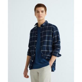 Camisa Zafiro y Blanco Slim Fit