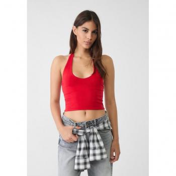 Halte Rosso L Stradivarius Short Top