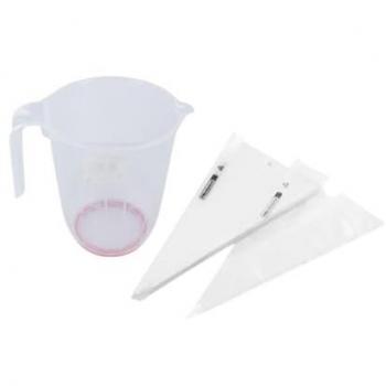 Poches à douilles professionnelles avec verre doseur 1 litre