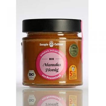 Serapis Neuseeländischer Manuka-Bio-Honig – 250 g