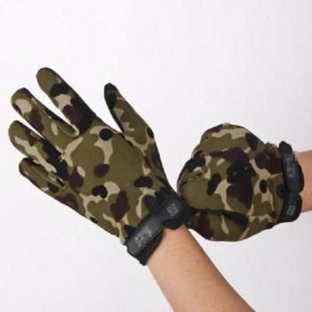 Guantes de camuflaje para motocicleta
