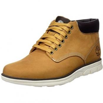 Timberland Bradstreet Leather Sensorflex Chukka Boots, Yellow Wheat Nubuck, 9 UK