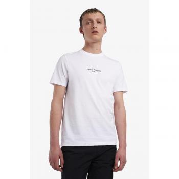T-SHIRT HOMME COURT FRED PERRY BLANC BRODE XXL