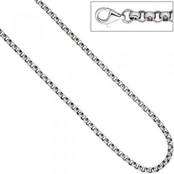 Jobo Erbskette 925 Sterling Silber 4,5 mm 45 cm Halskette Karabiner