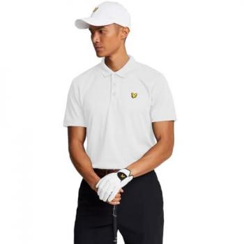 Lyle & Scott Herren Polo Tech Weiß XL