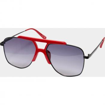 Gafas de sol unisex Urban Classics Saint Tropez Negro/Rojo
