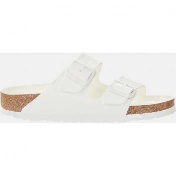 Birkenstock Arizona Birko-Flor White Sandals, Size 7 UK