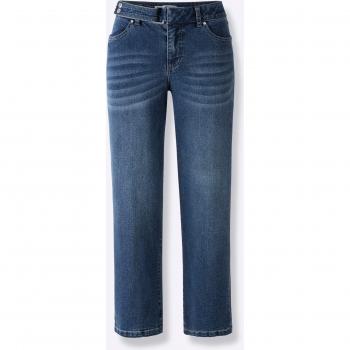 Bleu Délavé Pantalon Large Coton – Collection L