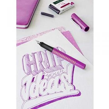 6× Pink Standard Ink Cartridges – Faber‑Castell