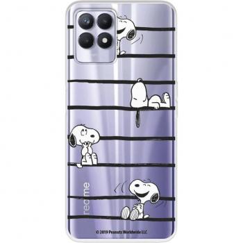 Funda Realme C11 2021 Snoopy Rayas Oficial