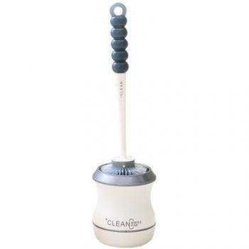 Deep Clean Toilet Brush Holder with Fine PE Bristles