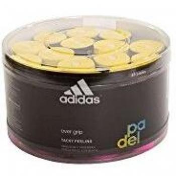 Adidas Padel Tacky Touch Overgrip Kit – 45 Count, Vibrant Fluoro, One‑Size-Fits-All