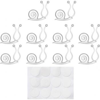 Fijación de vid con clips curvos