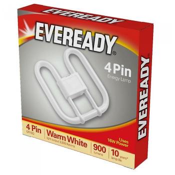 Bombilla de bajo consumo Eveready 2D 4 pines 16W