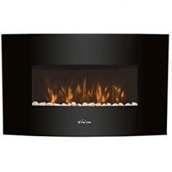 Purline CHE-440 Chimenea Eléctrica Mural con Mando a Distancia 2000W