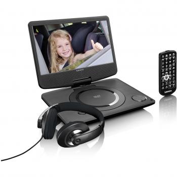 Lenco DVP‑1035 Tragbarer DVD‑Player 10 in. – Kopfhörer‑Kompatibel
