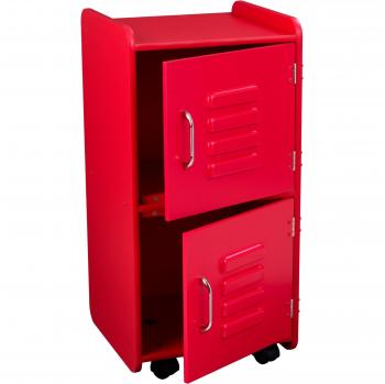 KidKraft Mobiletto da Camera da Letto in MDF, Design Moderno, Rosso Vivo