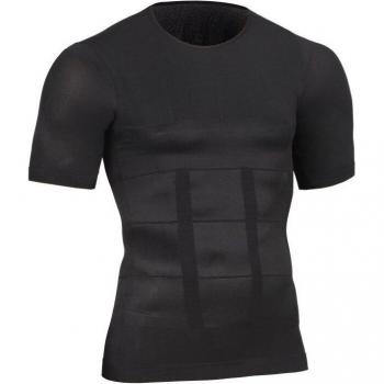 Men's Slimming Waist Corset Shirt