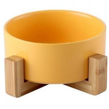 Bamboo-Base Matte Ceramic Tableware for Elegant Dining