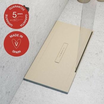 Plato de douche blanc perle 70x120 cm