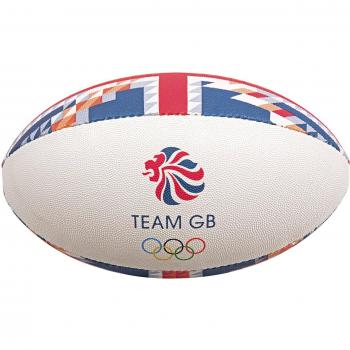 GB Rugby Supporter Ball, Gilbert – Unisex – Multi‑Colour